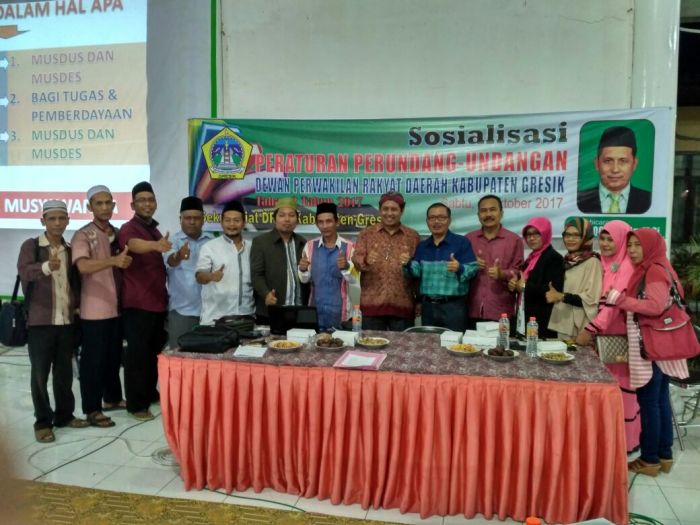 Nur Qolib Sosialisasikan Gerakan Membangun Desa Mandiri di Menganti