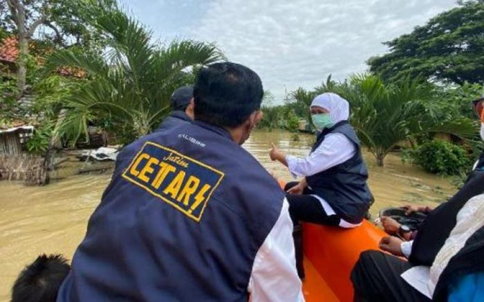 ​Atasi Banjir Pamekasan, Gubernur Khofifah Segera Lakukan Mitigasi dan Evaluasi Komprehensif