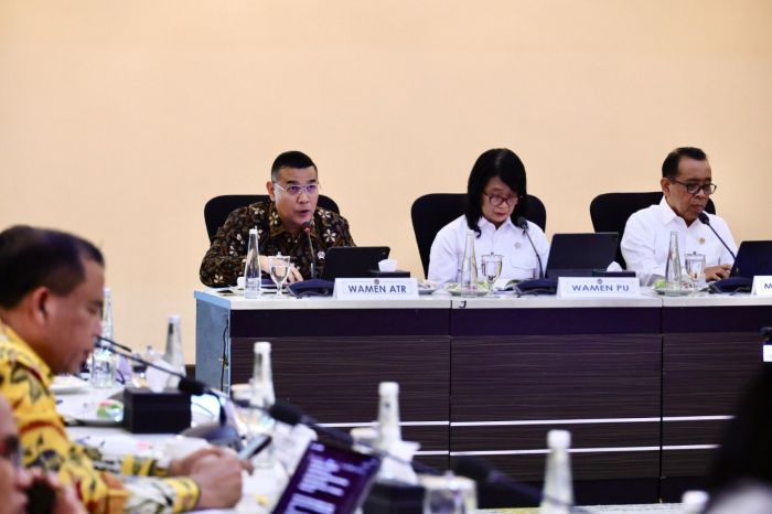 Wamen ATR BPN Laporkan Progres Pengadaan Tanah Huntap Warga Terdampak Erupsi Gunung Lewotobi