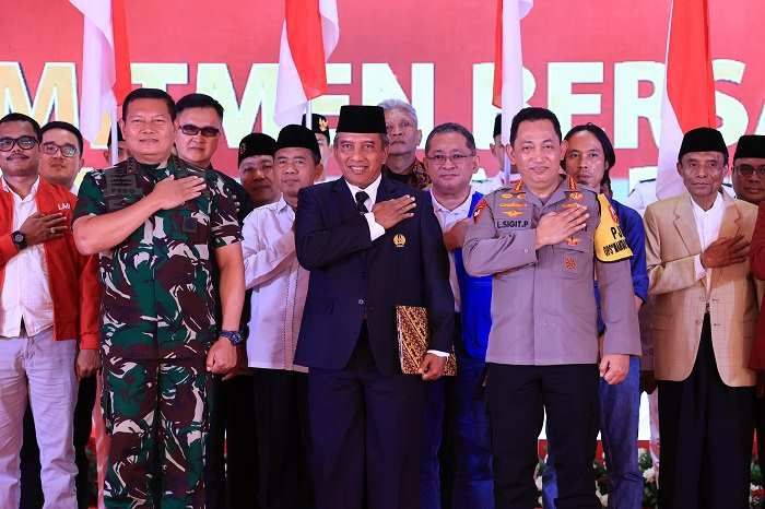 Deklarasi Damai Pemilu 2024 di Malang, Kapolri dan Panglima TNI Ingatkan Netralitas TNI-Polri