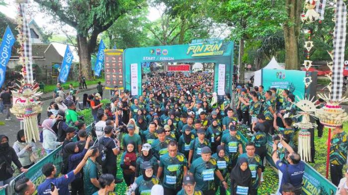 Semarak Fun Run RS Bhayangkara,Wali Kota Kediri Dorong Gaya Hidup Sehat Masyarakat