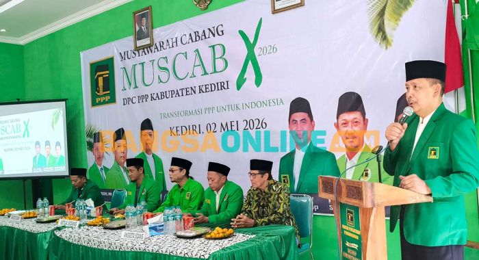 DPC PPP Kabupaten Kediri Gelar Muscab ke-X, Setyo Budi Siap Lanjutkan Kepemimpinan