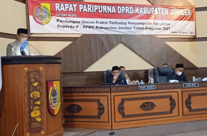 DPRD Jember Setujui P-APBD Kabupaten Jember Tahun Anggaran 2021
