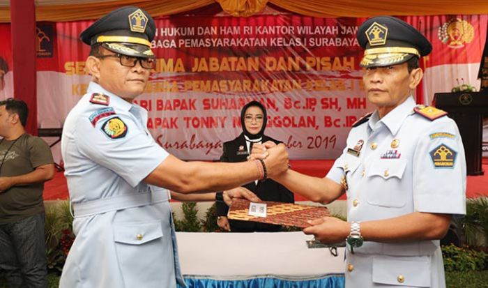 Kalapas Kelas 1 Surabaya di Porong Resmi Berganti Kalapas Kelas 1 Surabaya di Porong Resmi Berganti