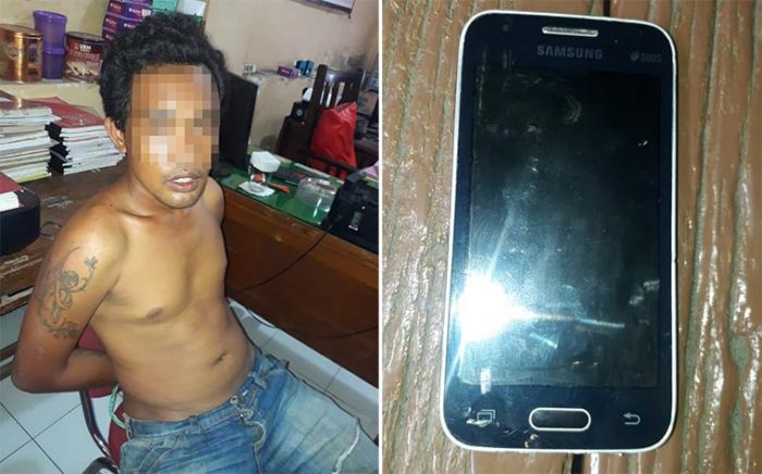 Rampas Handphone Bocah SD, Pemuda Bertato Dihajar Warga Desa Gading