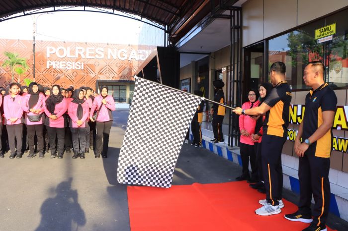 Sambut Hari Jadi Polwan ke-76 Dan HKGB ke-72, Polres Ngawi Gelar Olah Raga Bersama Sambut Hari Jadi Polwan ke-76 Dan HKGB ke-72, Polres Ngawi Gelar Olah Raga Bersama