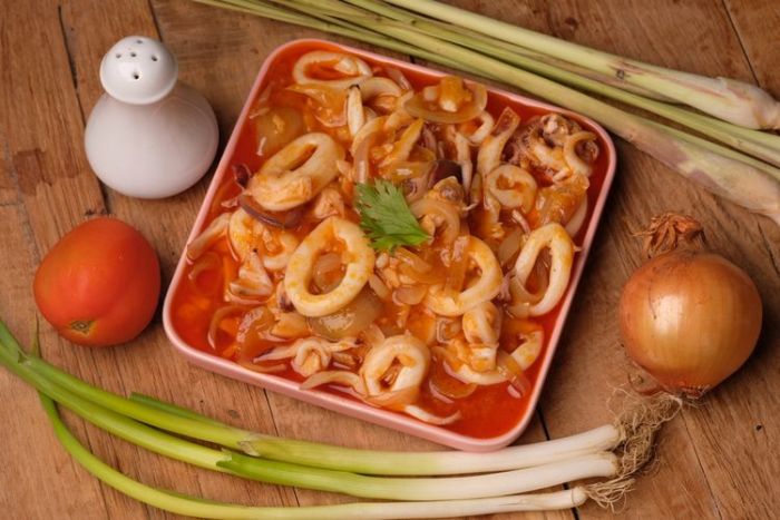 Resep Cumi Saus Padang Gurih dan Lezat Resep Cumi Saus Padang Gurih dan Lezat