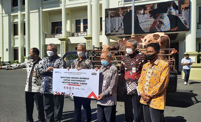Iduladha 1443 H, SIG Pabrik Tuban Beri Puluhan Hewan Kurban Iduladha 1443 H, SIG Pabrik Tuban Beri Puluhan Hewan Kurban