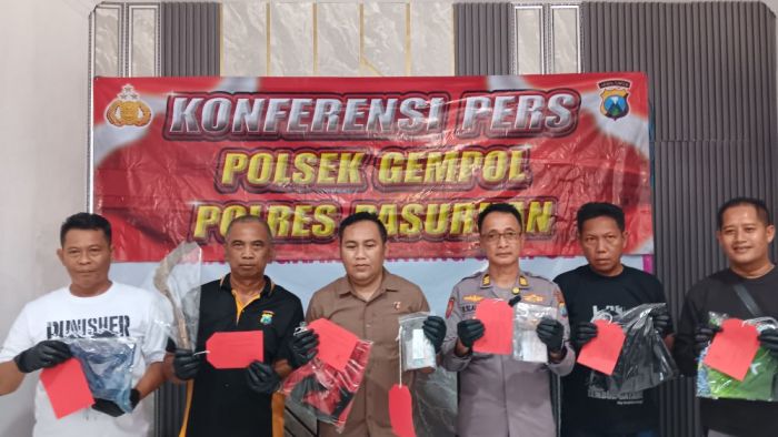  Maling Rumah Perawat Ditangkap Polsek Gempol Pasuruan saat Tertidur di Kandang Kambing