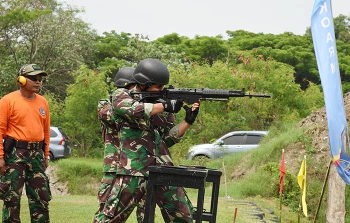 Dislambair Juarai Lomba Menembak Pistol dan Senapan Mako Koarmada II