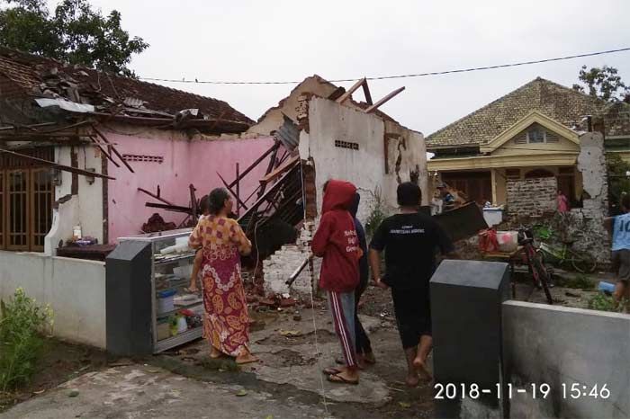 Bertambah, Jadi Empat Desa di Sidoarjo yang Porak Poranda Akibat Puting Beliung