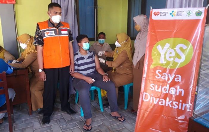 Puskesmas Panaguan Gandeng Rumah Zakat Pamekasan Lakukan Percepatan Vaksinasi