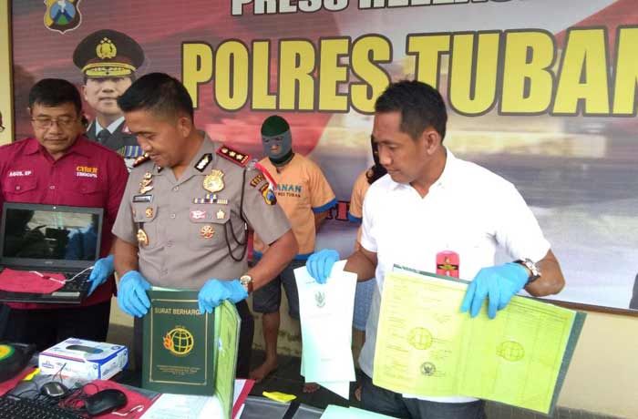 Komplotan Pemalsu Sertifikat Tanah di Tuban Ditangkap Polisi