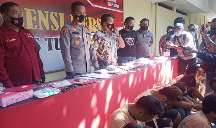 Tiga Pekan, Polisi Ringkus 15 Pelaku Bandar dan Pengedar Narkoba di Tuban