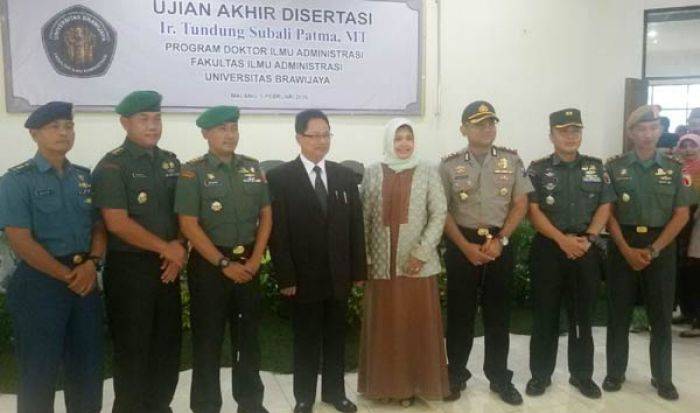 Dirut Polinema Raih Doktor Administrasi Bisnis dari UB Malang