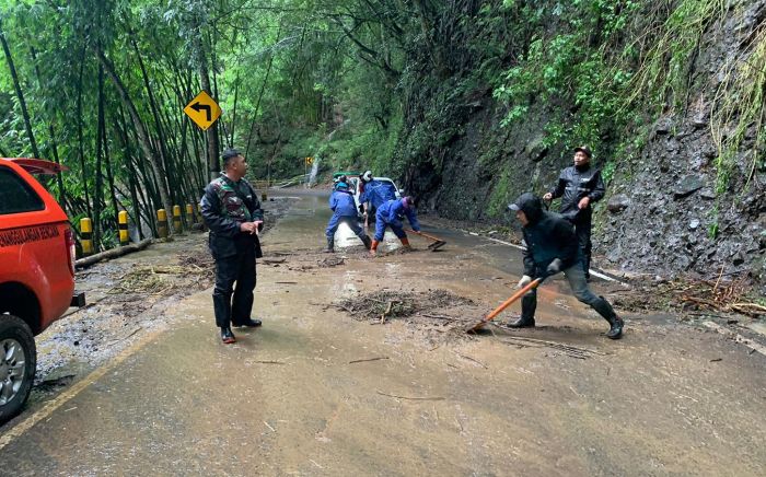 Diguyur Hujan Deras, Kecamatan Batu dan Bumiaji Diterjang Longsor