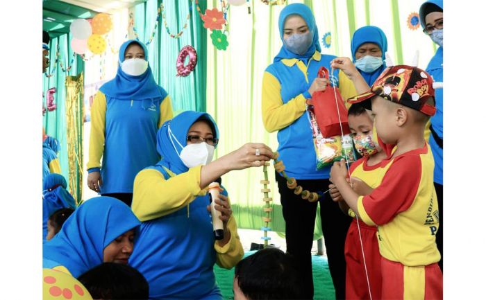 Bangun SDM Sejak Usia Dini, Gebyar PAUD 2022 Kota Pasuruan Berlangsung Meriah