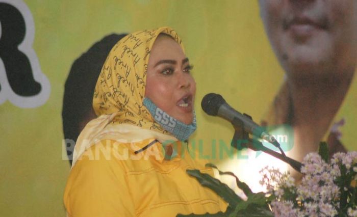 Terpilih Aklamasi, Arik Sri Wahyuni Gantikan Ayahnya Jabat Ketua DPD Partai Golkar Trenggalek