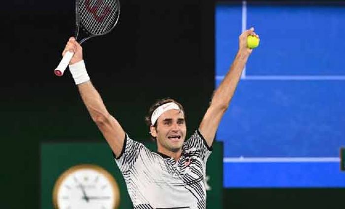 Federer Raih Gelar Grand Slam ke-18, Kandaskan Nadal dalam Pertandingan 5 Set