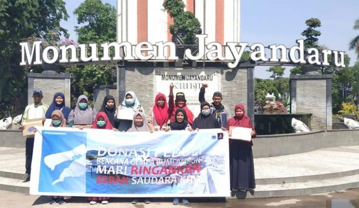 Mahasiswa STAINIM Sidoarjo Galang Dana Korban Gempa Ambon