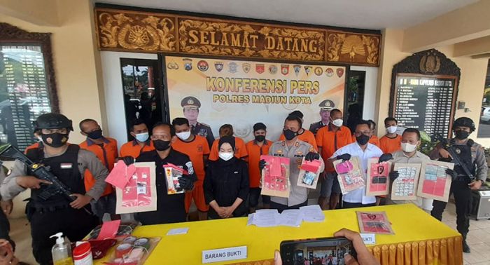 Awal Tahun 2022, Polres Madiun Kota Tangkap 10 Tersangka Narkoba Awal Tahun 2022, Polres Madiun Kota Tangkap 10 Tersangka Narkoba