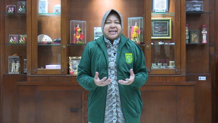 ​Jelang Leg 2 Final Piala Presiden, Risma Semangati Persebaya