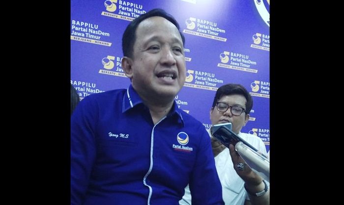 NasDem Wajibkan Caleg Kampanyekan Jokowi-Ma NasDem Wajibkan Caleg Kampanyekan Jokowi-Ma