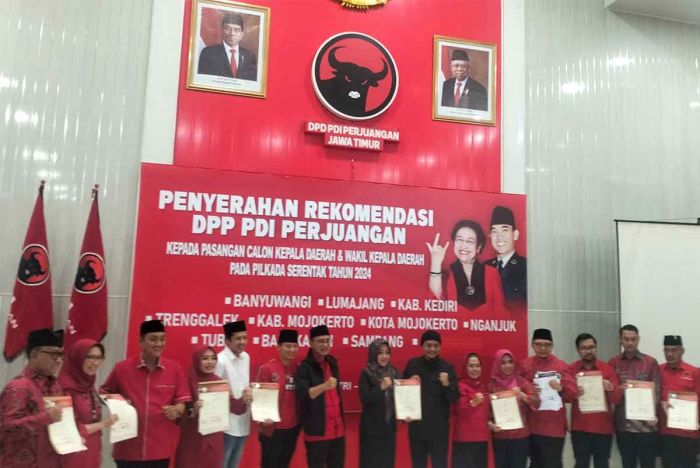 10 Calon Kepala Daerah di Jatim Terima Rekom DPP PDIP 10 Calon Kepala Daerah di Jatim Terima Rekom DPP PDIP