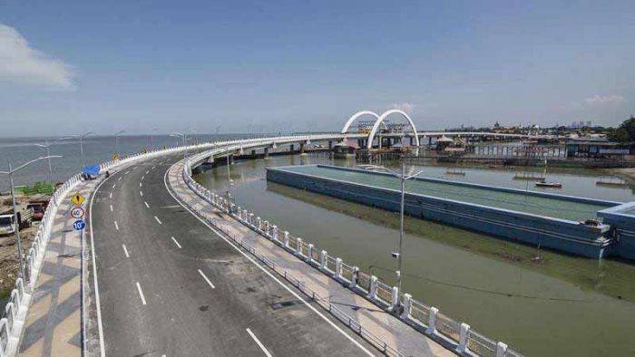 Jembatan Kenjeran Siap Dilaunching , Risma: Tiap Tahun Harus Ada Ikon Baru Jembatan Kenjeran Siap Dilaunching , Risma: Tiap Tahun Harus Ada Ikon Baru
