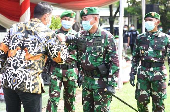 Wali Kota Kediri Hadiri Pisah Sambut Dandim Baru