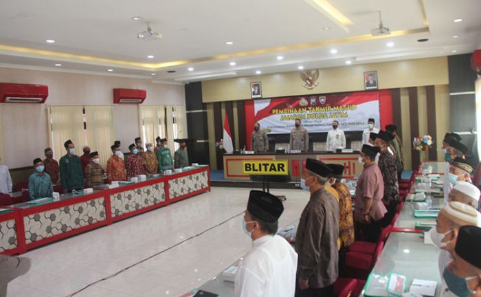 Cegah Paham Radikalisme,​ Polres Blitar Bina Puluhan Takmir Masjid