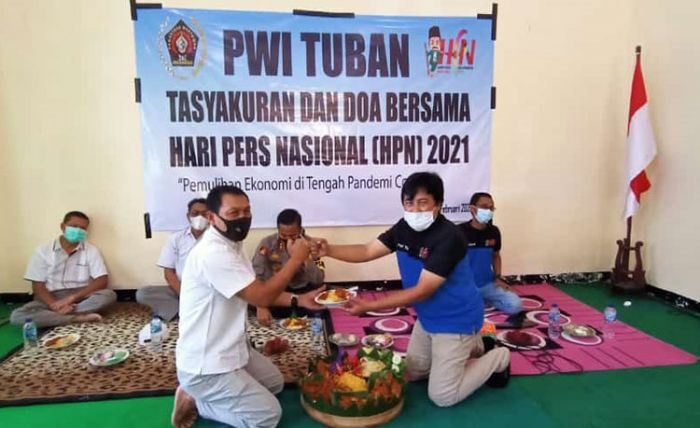 ​Peringati HPN 2021, PWI Tuban Gelar Tahlil dan Doa Bersama