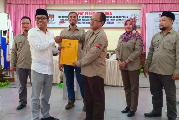 Hasil Rekapitulasi Pilgub Jatim KPU Tuban: Khofifah-Emil Unggul 53.272 Suara atas Gus Ipul-Puti Hasil Rekapitulasi Pilgub Jatim KPU Tuban: Khofifah-Emil Unggul 53.272 Suara atas Gus Ipul-Puti