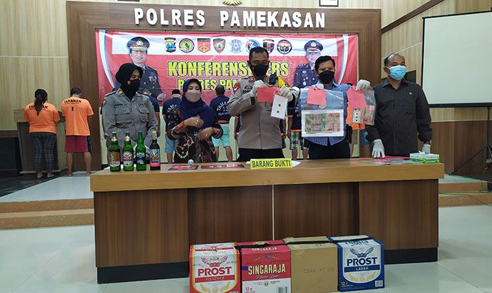 Operasi Pekat Semeru 2022, Polres Pamekasan Ringkus 38 Tersangka