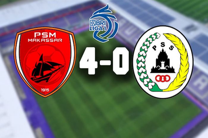 Hasil BRI Liga 1 PSM Makassar vs PSS Sleman: Unggul 4-0, Juku Eja Kuasai Klasemen Hasil BRI Liga 1 PSM Makassar vs PSS Sleman: Unggul 4-0, Juku Eja Kuasai Klasemen