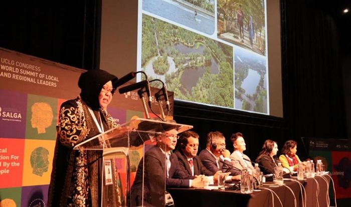 Di Afrika Selatan, Risma Bicara Pembangunan Kota Surabaya Berbasis Ekologi Di Afrika Selatan, Risma Bicara Pembangunan Kota Surabaya Berbasis Ekologi