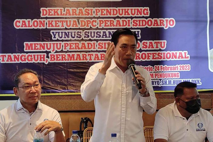 Bawa Peradi Sidoarjo Lebih Martabat, Yunus Susanto Siap Maju Sebagai Ketua DPC Bawa Peradi Sidoarjo Lebih Martabat, Yunus Susanto Siap Maju Sebagai Ketua DPC