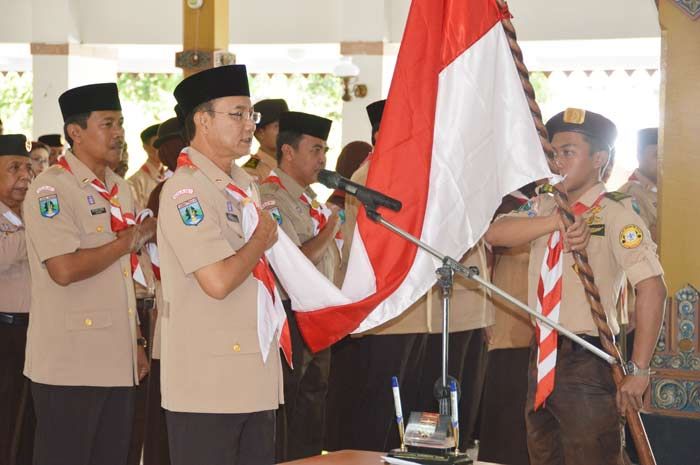 Bupati Ngawi Dilantik Jadi Ketua Mabicab Pramuka