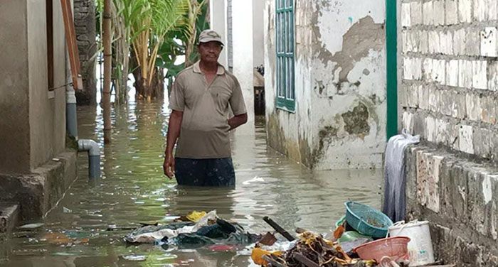 Banjir Rob Menerjang Pesisir Utara Tuban, Ratusan Rumah Warga Terendam