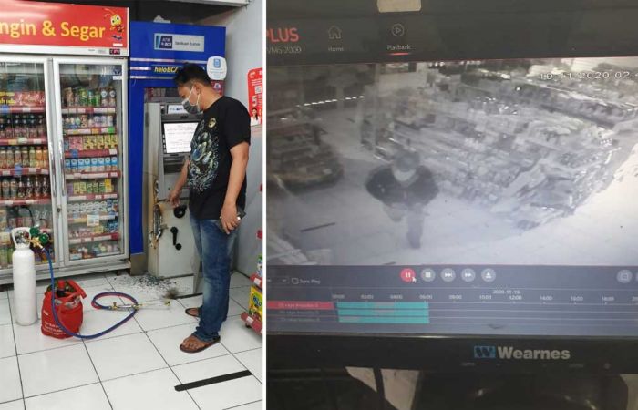 Bobol Mesin ATM di Minimarket Menggunakan Las, Warga Sidoarjo Diringkus