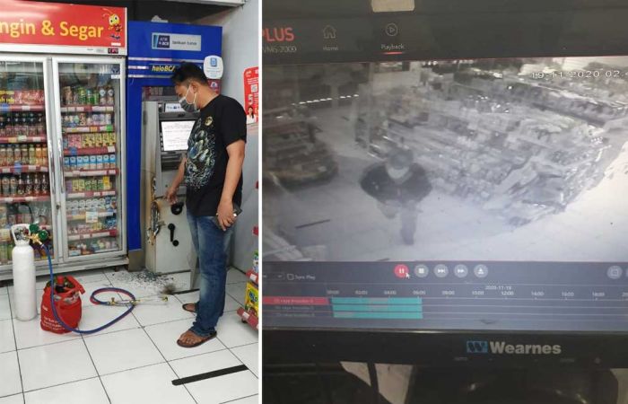 Bobol Mesin ATM di Minimarket Menggunakan Las, Warga Sidoarjo Diringkus Bobol Mesin ATM di Minimarket Menggunakan Las, Warga Sidoarjo Diringkus