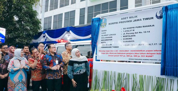 Resmikan RS KORPRI Pura Raharja, Gubernur Khofifah Dorong Layanan Kesehatan Profesional