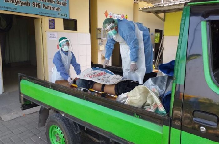 ​Honda CBR Tabrak Truk di Tulangan, Pengendara Meninggal Seketika