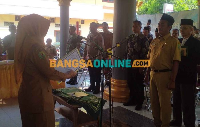 Kepala Desa Ngulan Wetan Terjerat Hukum, Pemkab Trenggalek Lantik PJ