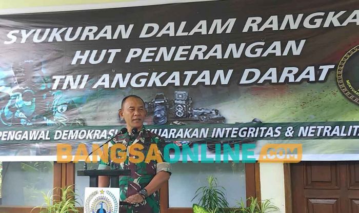 Peringati HUT ke-73 Penerang TNI AD, Korem 081/DSJ Adakan Tasyakuran Bersama Media Peringati HUT ke-73 Penerang TNI AD, Korem 081/DSJ Adakan Tasyakuran Bersama Media