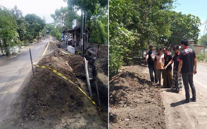 Dikeluhkan Warga, Proyek Galian Pipa di Kecamatan Rembang Disorot Dikeluhkan Warga, Proyek Galian Pipa di Kecamatan Rembang Disorot