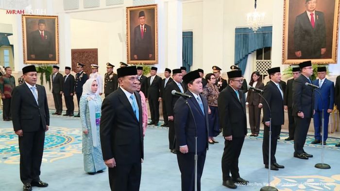 Prabowo Lantik Chaniago sebagai Menko Polkam, Erick Menpora, Ini Daftar Pejabat Baru itu Prabowo Lantik Chaniago sebagai Menko Polkam, Erick Menpora, Ini Daftar Pejabat Baru itu