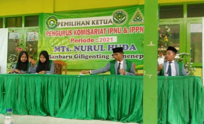 MTs Nurul Huda Banbaru Giliraja Gelar Pemilihan PK IPNU-IPPNU Periode 2021-2023