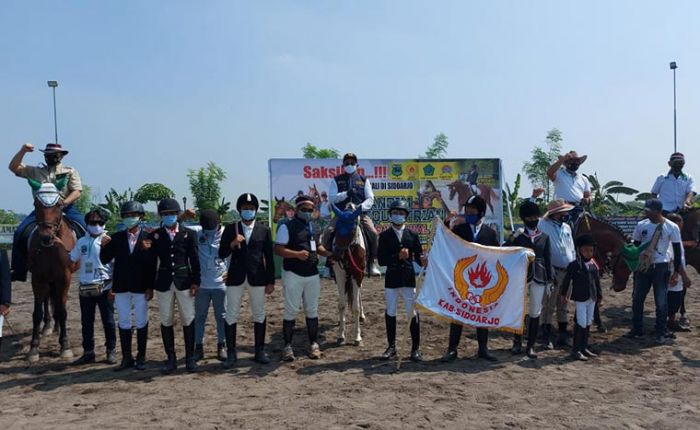 50 Atlet Berkuda Bertanding di Wisata Edukasi Berkuda Kalidawir Sidoarjo