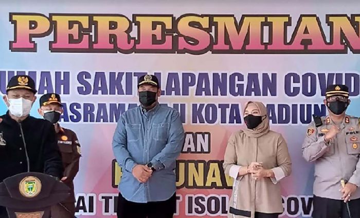 Resmikan RS Lapangan, Wali Kota Madiun Berharap Tak Pernah Digunakan Resmikan RS Lapangan, Wali Kota Madiun Berharap Tak Pernah Digunakan